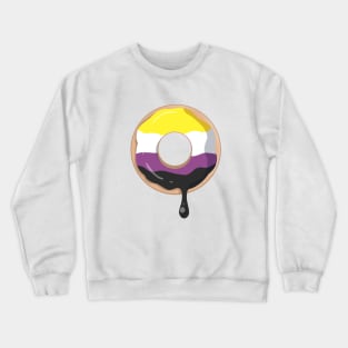 Non-Binary Donut Crewneck Sweatshirt